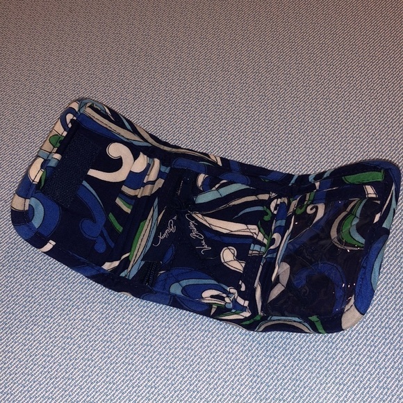 Vera Bradley Mosaic Blue Trifold Wallet - Picture 3 of 6